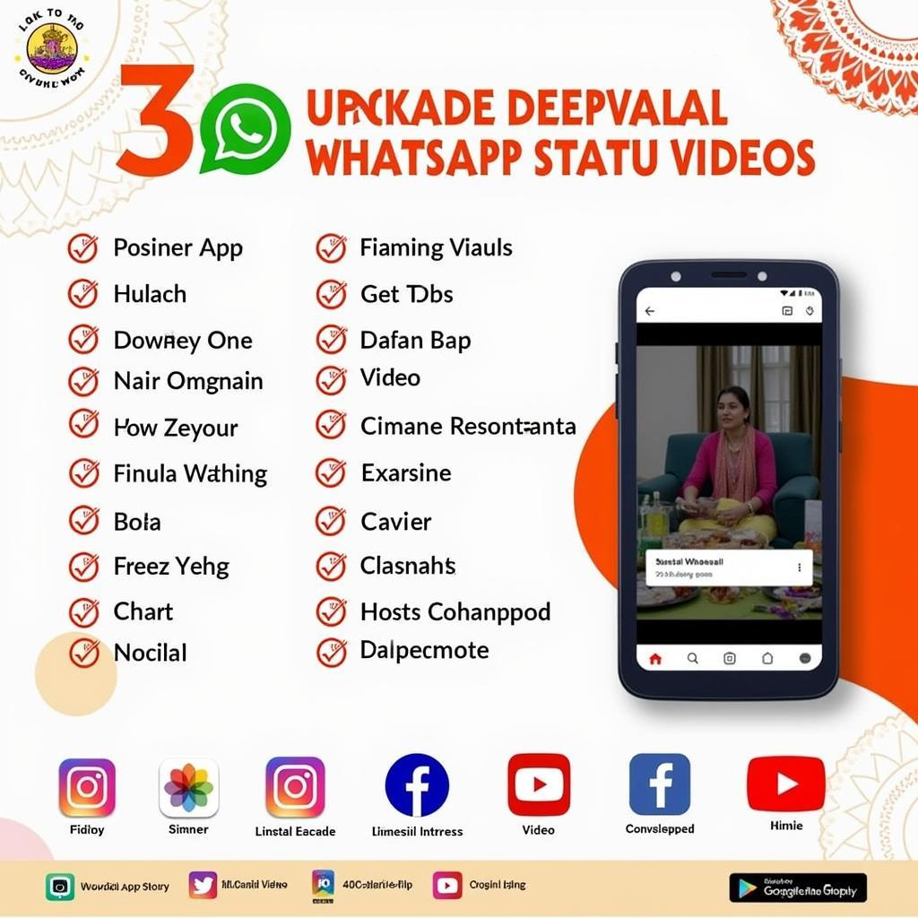 Deepavali WhatsApp Status Video Download Options