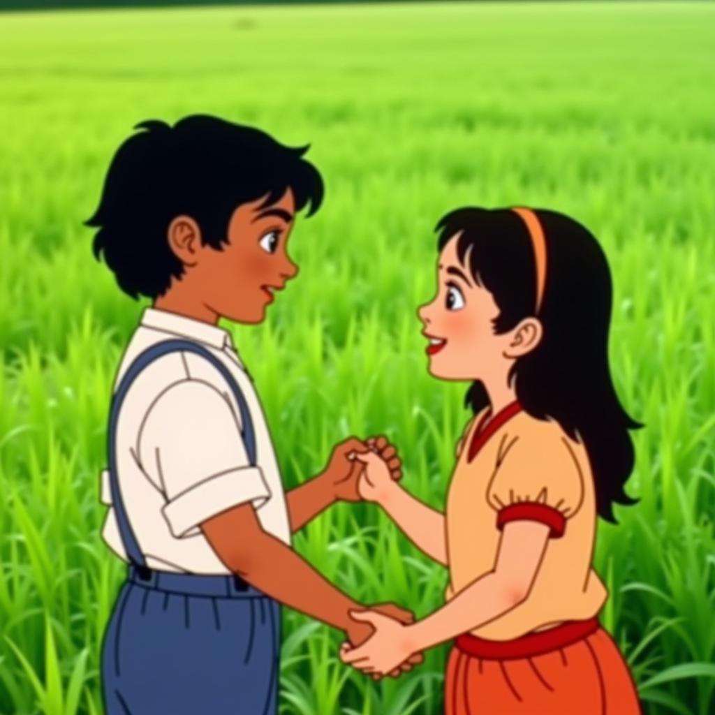 Arjun and Amala as Children in Ekkadiki Pothavu Chinnavada