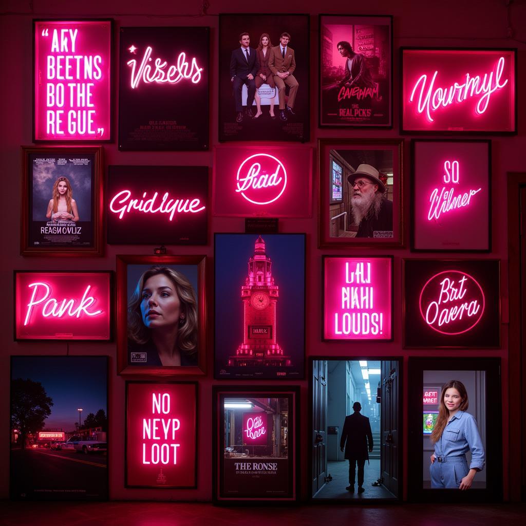 Neon Pink in Movies