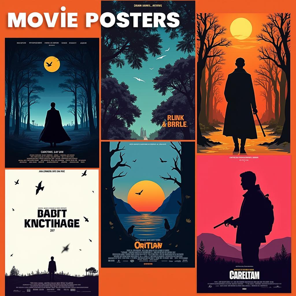 Modern Hot Movie Hollywood Poster Designs