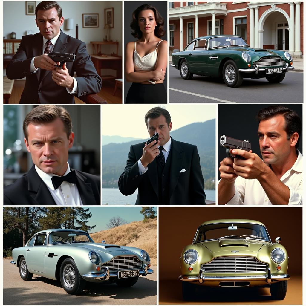 James Bond's iconic gadgets and action sequences