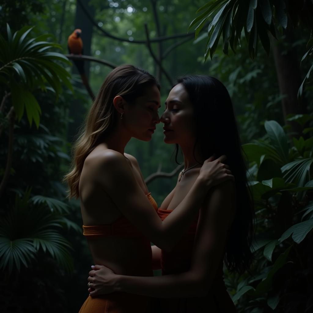 Jungle Movie Sex Scene Depiction