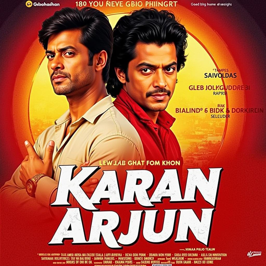 Karan Arjun Movie Poster