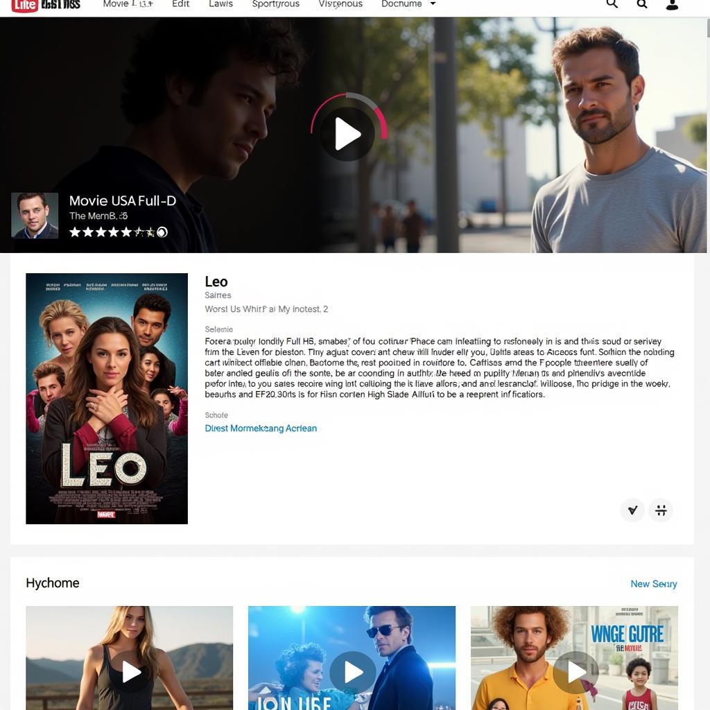 Leo Movie on Movie USA Full HD