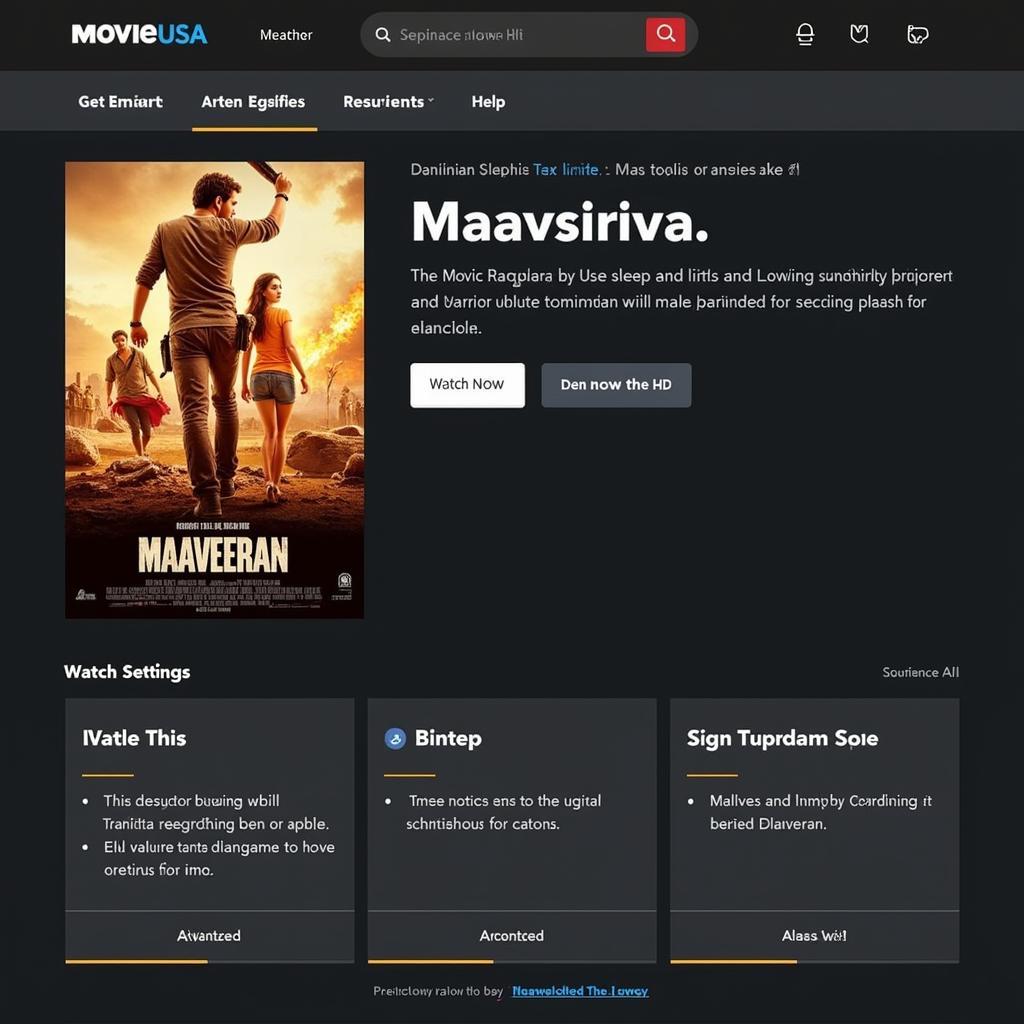 Maaveeran Movie Poster on Movie USA Full HD