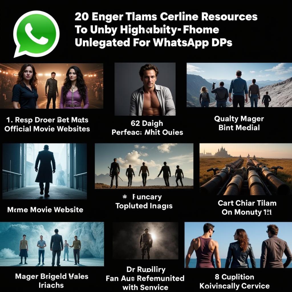 Finding High-Quality Movie DP for WhatsApp