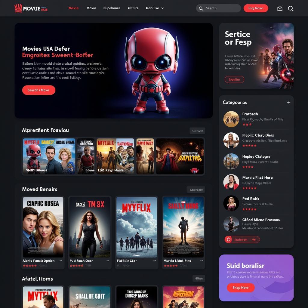 Movie USA Full HD User Interface