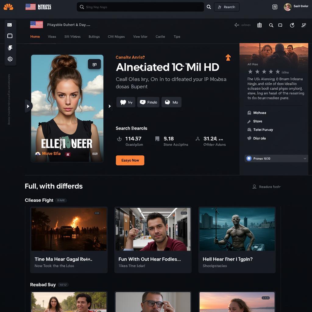 User-Friendly Interface of Movie USA Full HD