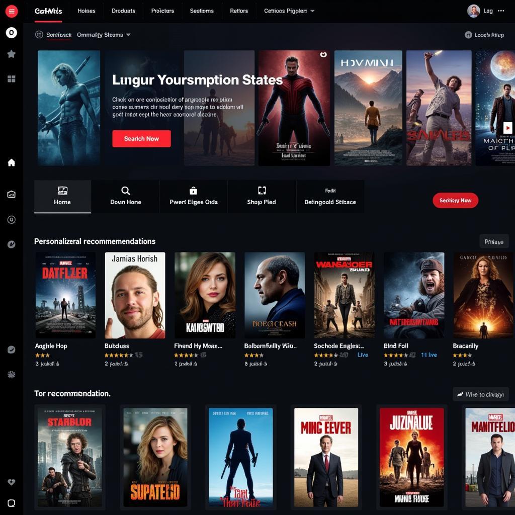 Navigating an Online Movie Streaming Platform