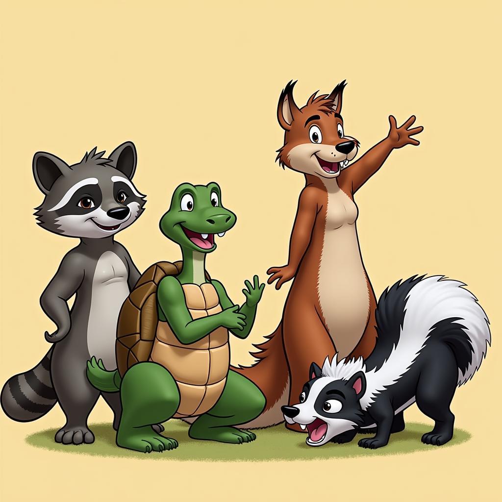 Over the Hedge Main Characters