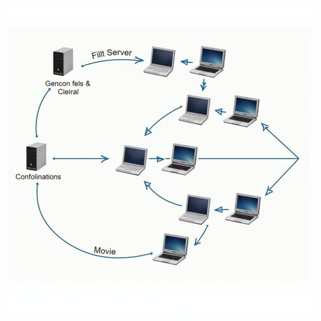 P2PGuru Movie Sharing Diagram