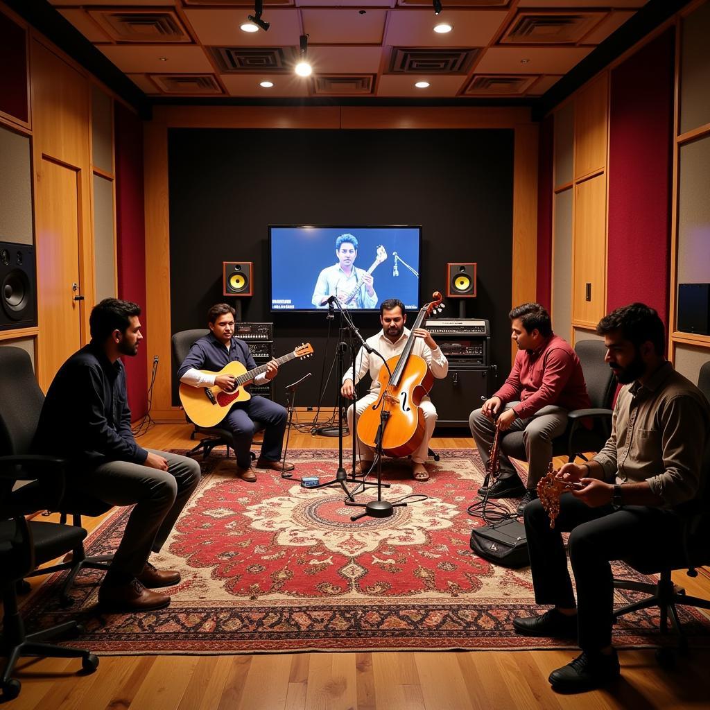 Modern Bhojpuri Music Recording Studio