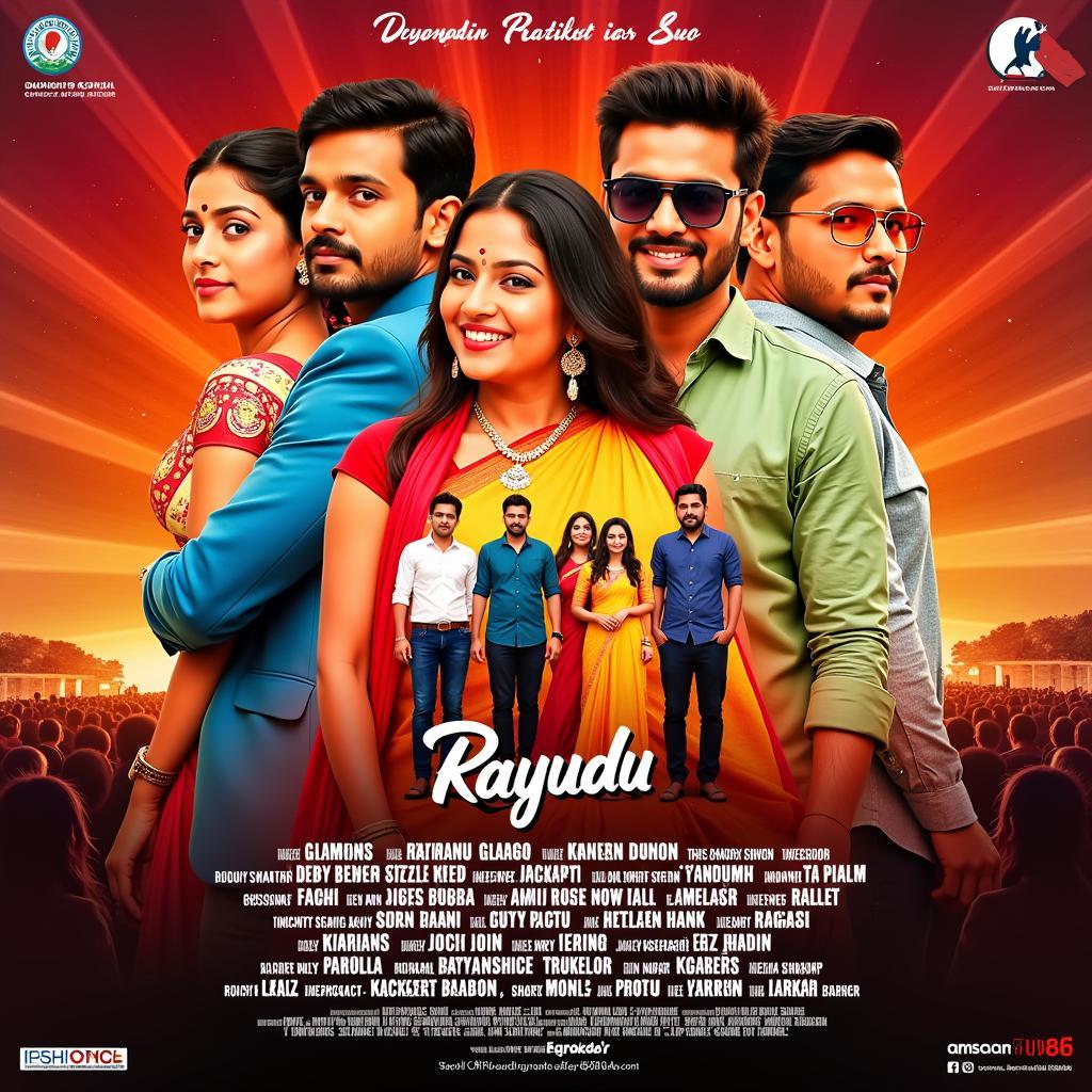 Rayudu Movie Poster with Song Titles