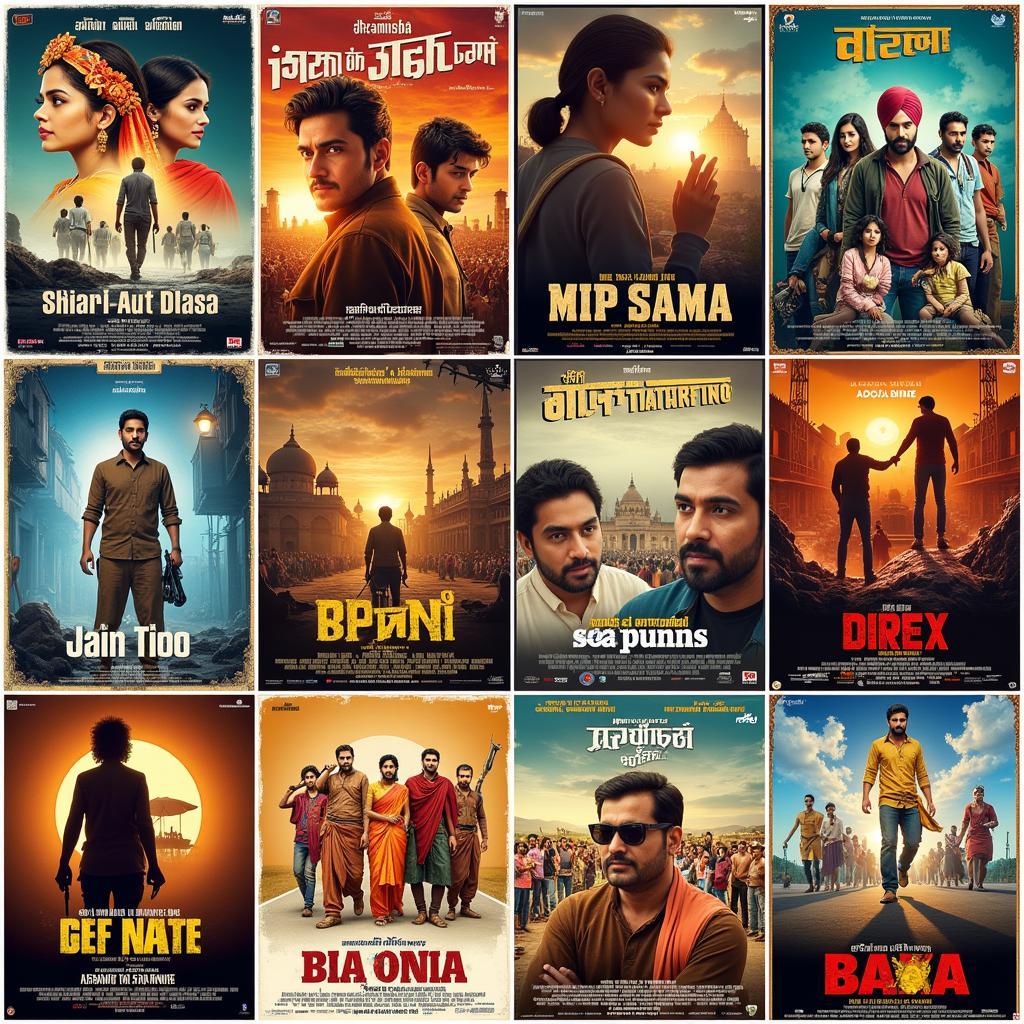 Regional Variations in Indian Movie Posters