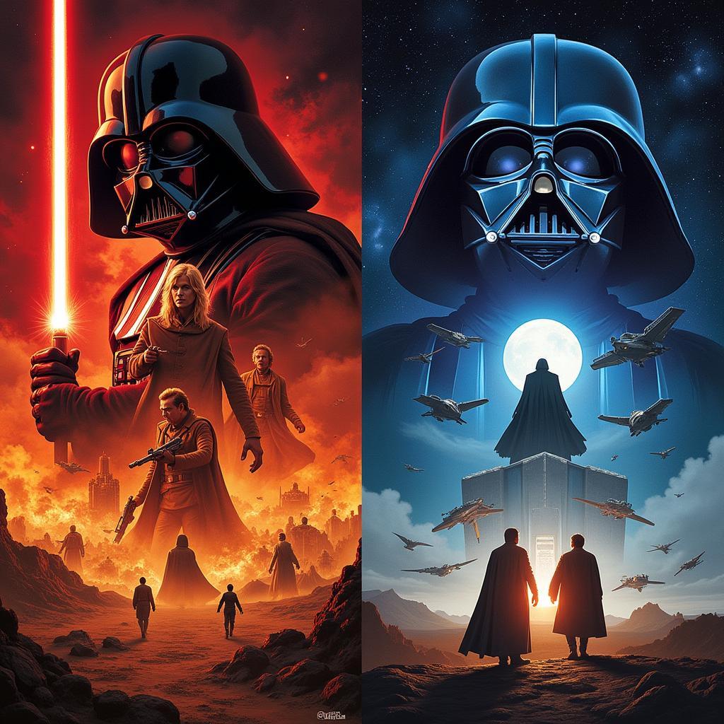 Star Wars Prequel Trilogy Movie Posters