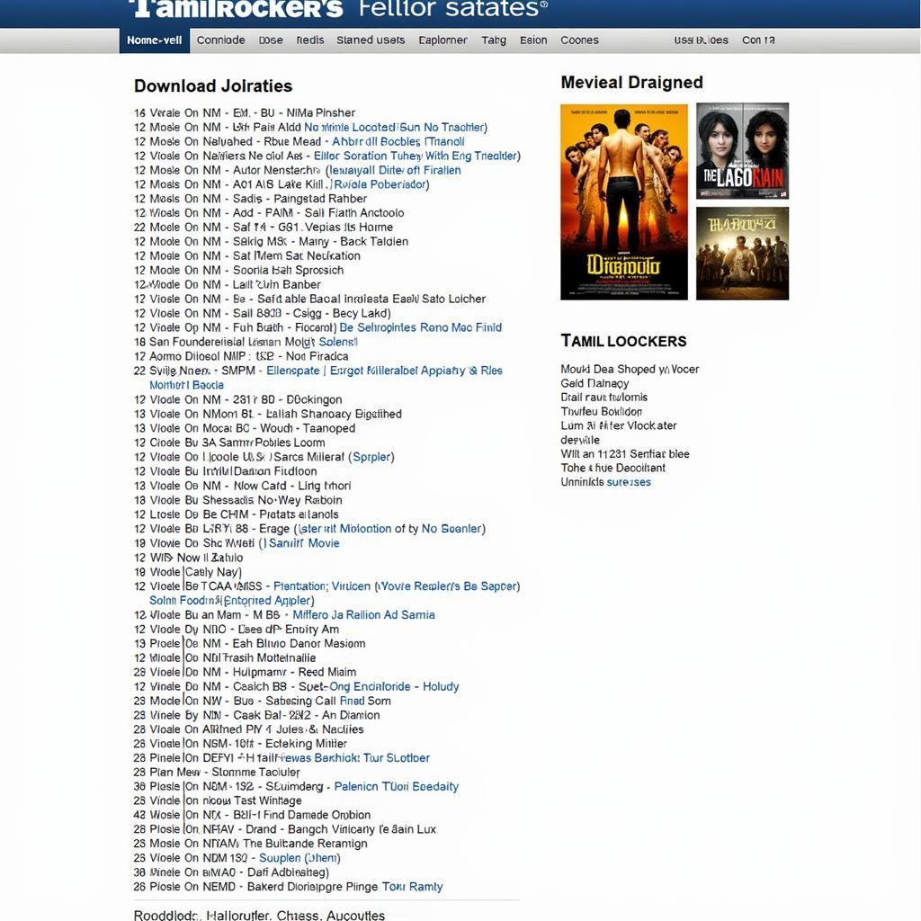 Tamilrockers 2013 Website Screenshot