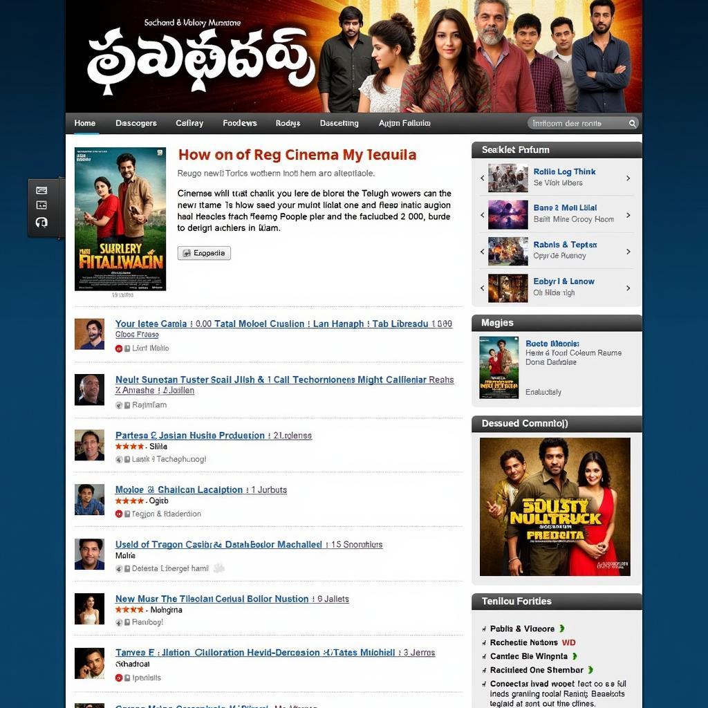 Telugu Movie Online Communities