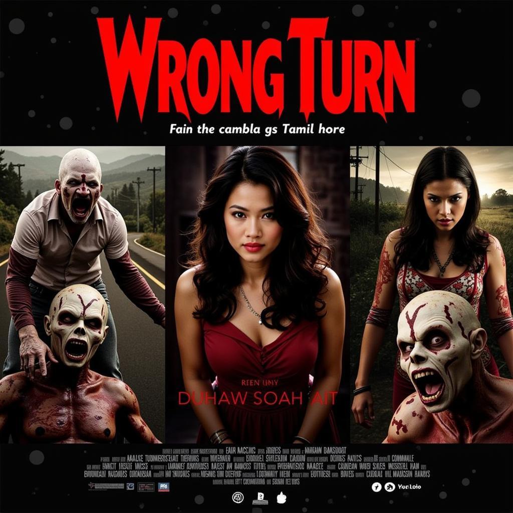 Wrong Turn Movie Poster in Tamil