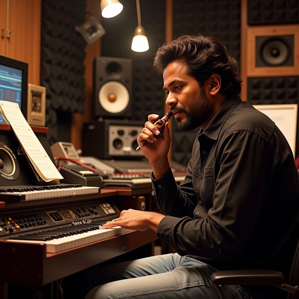 Yuvan Shankar Raja Composing Music