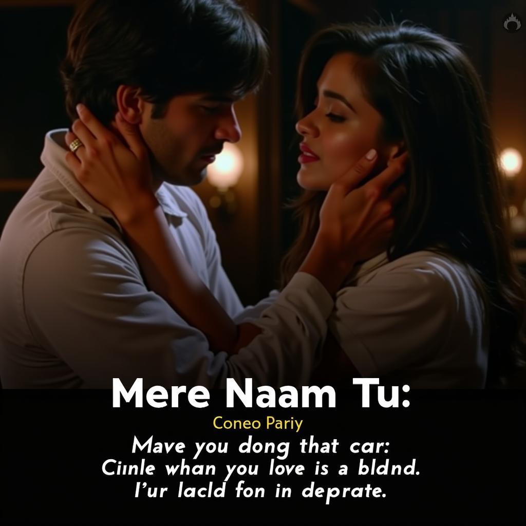 Mere Naam Tu Song Lyrics Analysis